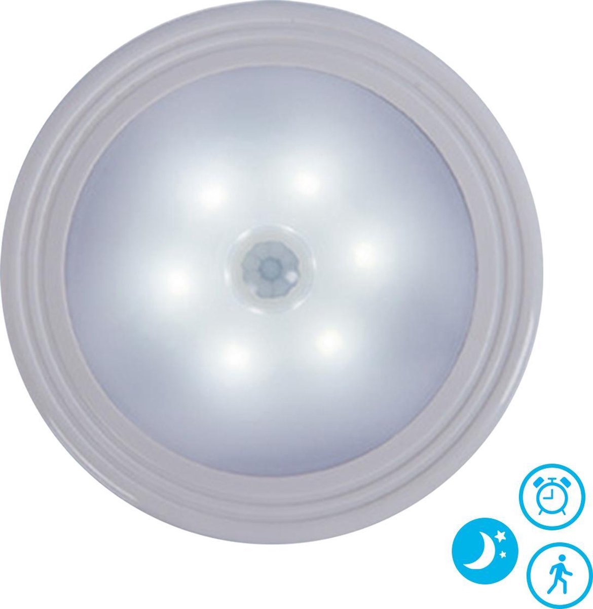 Peerlights Draadloze Nachtlamp Magneet - Wandlamp Binnen - Bewegingssensor - LED - Wit licht