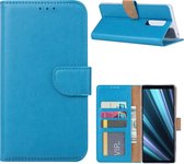 Sony Xperia 1 - Bookcase Turquoise - portemonee hoesje