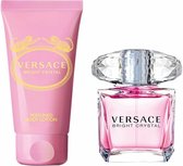 Versace Bright Crystal Geschenkset 30 ml EDT + 50 ml Body Lotion Voor Dames
