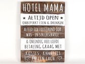 Tekstbord Hotel Mama / moederdag / cadeau / mama - moeder - oma