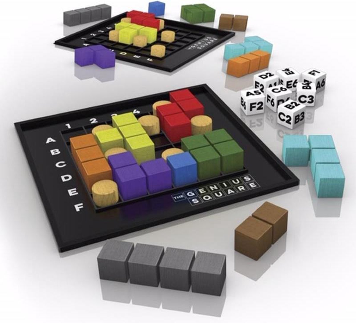 Dagelijks Controle bewondering Mukikim The Genius Square Bordspel Educatief | Games | bol.com