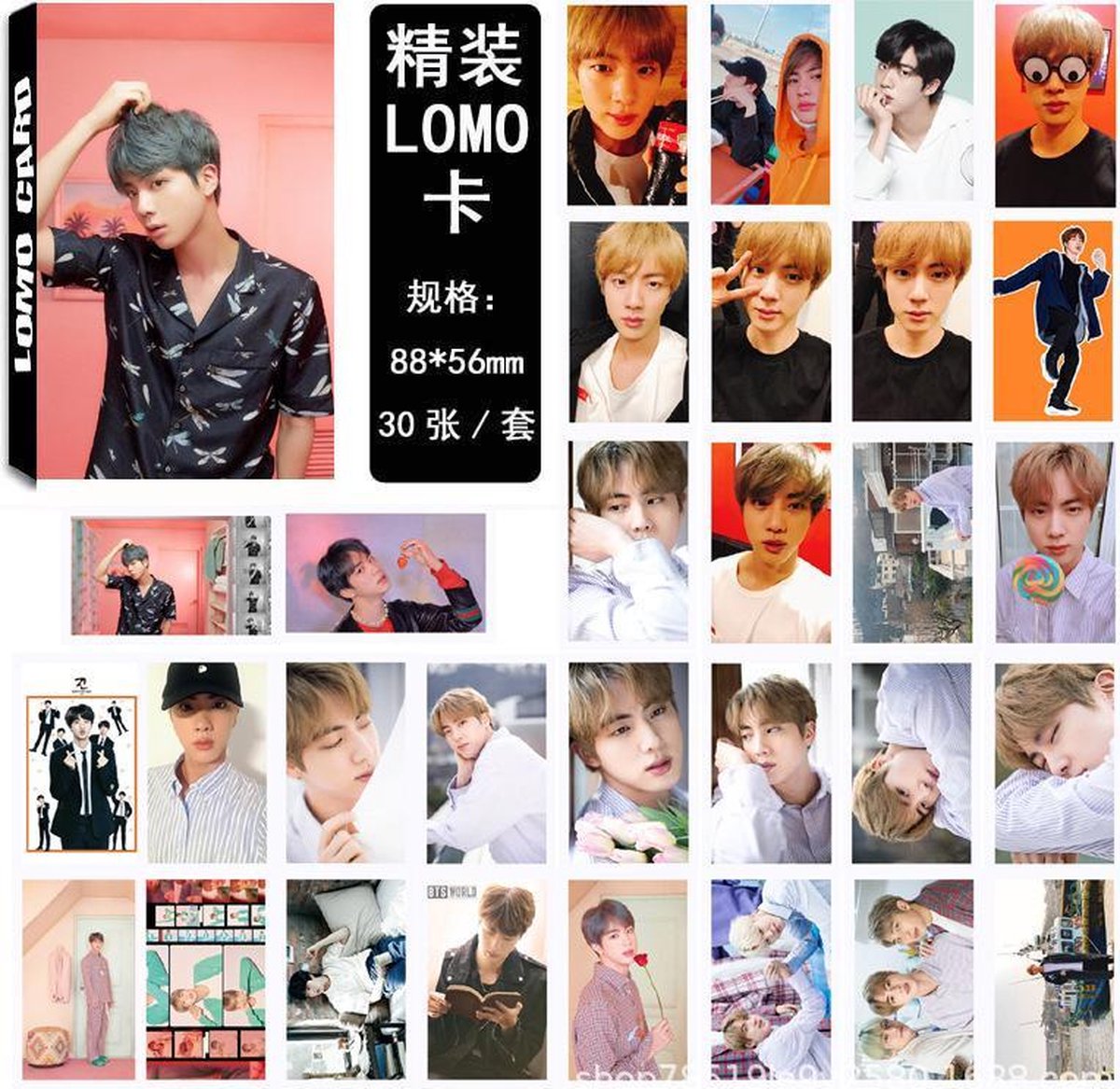 BTS lomo cards Jin set met 30 kaarten KPop Bangtan Boys