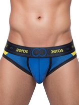 2EROS CoAktiv Brief Blauw - MAAT M - Heren Ondergoed - Slip voor Man - Mannen Slip