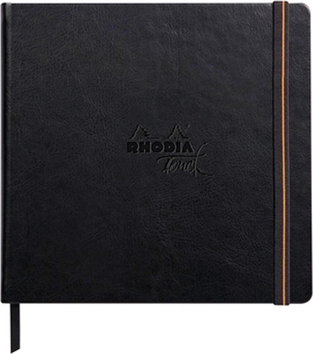 Rhodia Touch Carb’Onbook – 21x21cm zwart papier