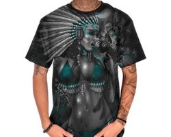 T-shirt Heren Dyse One Peace Pipe Zwart Maat L