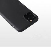 Mat Zwart Backcover hoesje voor Apple iPhone XR - Siliconen case cover TPU