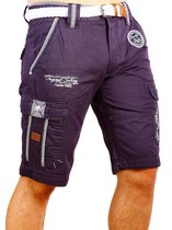 Geographical Norway Bermuda Blauw Paillette - L