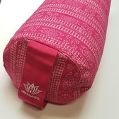 Bolster design Pink rond -  roze - Om Namaste