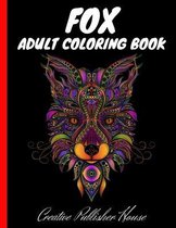 Fox Adult Coloring Book