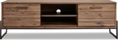 24Designs Mallorca TV-meubel - B152 X D45 X H50 Cm - Massief Acaciahout