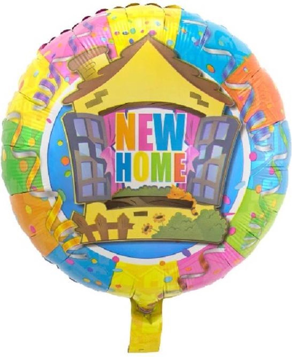 inval veronderstellen rustig aan Folie ballon NIEUWE WONING – NEW HOME – 46CM | bol.com