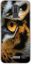 Samsung Galaxy J8 (2018) Hoesje Transparant TPU Case - Tiger #ffffff