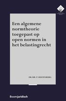 E.M. Meijers Instituut voor Rechtswetenschappelijk Onderzoek 345 -   Een algemene normtheorie toegepast op open normen in het belastingrecht