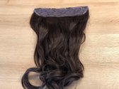 Clip In Extensions 1delig extra dik&vol 60cm donker bruin 190gram Monofibre