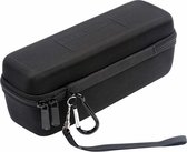 Bose Soundlink Mini 1 / 2 Opbergtas met Polsstrap en Karabijnhaak - Travel Case Bose Soundlink Mini 1 / 2 - Eva Reistas met Ruimte Voor Lader - Zwart