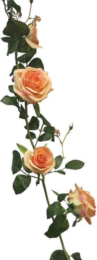 SENSE Rose garland Dijon pure - Rozen Slinger - Kunstbloemen slinger -  Balkon... | bol
