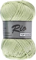 Lammy yarns Rio katoen garen - fris mint (045) - naald 3 a 3,5mm - 10 bollen