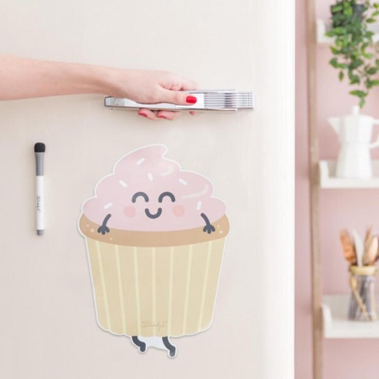 Mr Wonderful Magneetbord Cupcake