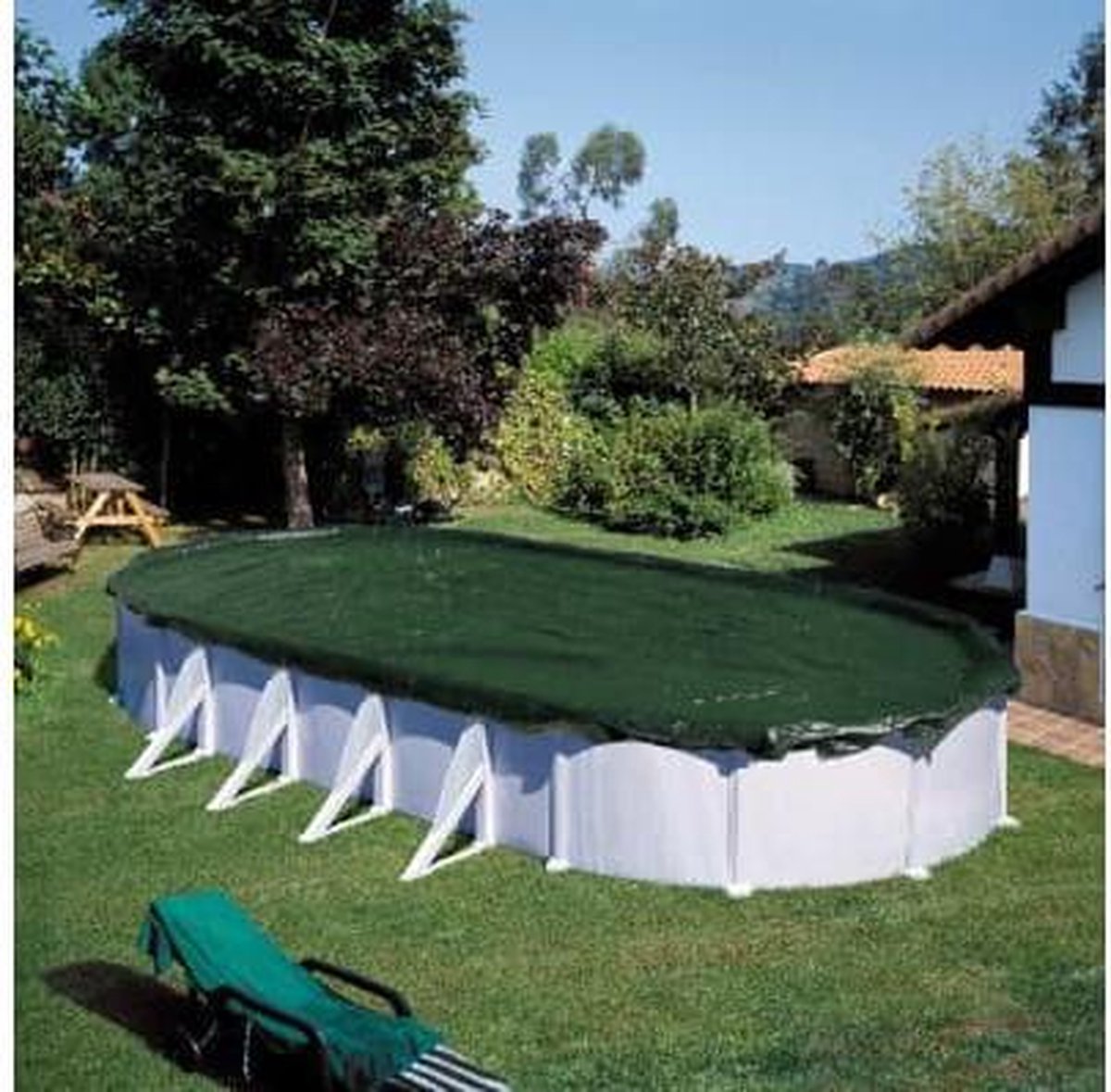 Summer Fun Winterzwembadhoes ovaal 625 cm PVC groen