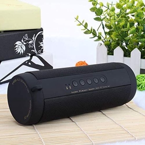 DrPhone T2 Pro - Draagbare Bluetooth Speaker - Bluetooth 5.0 - HD Gesprekken - IP5 Waterdicht - Zaklamp - 10 uur capaciteit - Eclipse Black van DrPhone — afbeelding 4