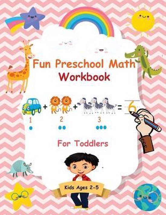 Fun Preschool Math Workbook For Toddlers - cover