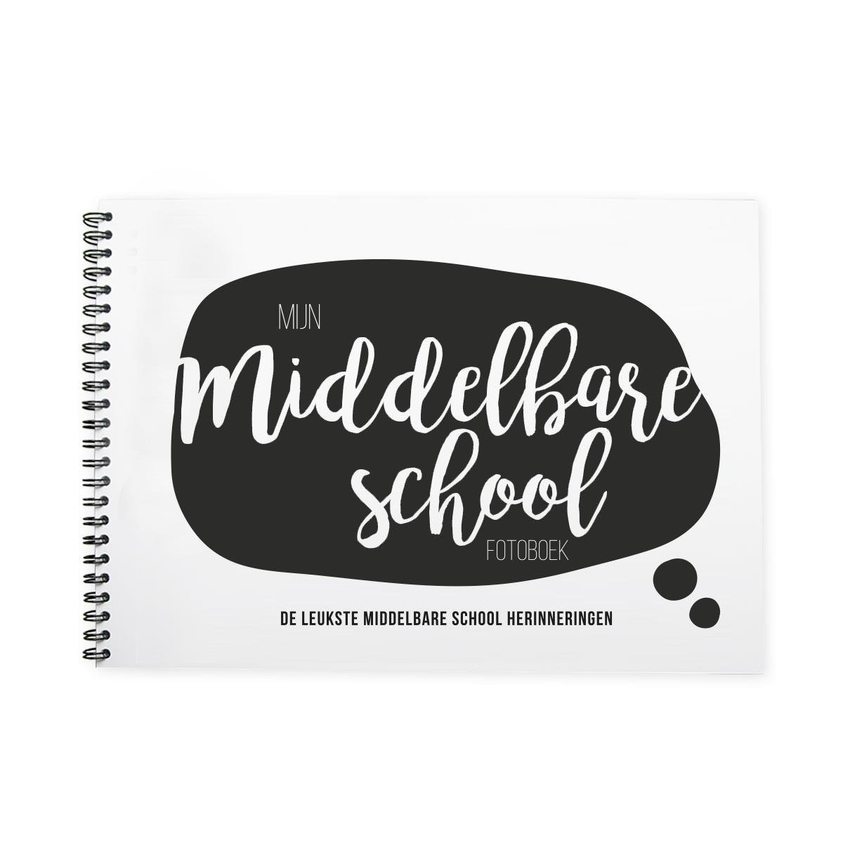 Opnieuw schieten beu Verraad Middelbare schoolfotoboek - Middelbare school - invulboek - zwart/wit -  ringband -... | bol.com
