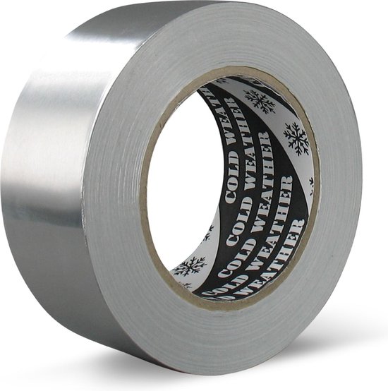 mooi Storing knoflook Aluminium Tape Sa 50 Mm X 45 Mtr X 30µ Zilver | bol.com