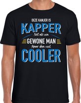 Deze kanjer is Kapper cadeau t-shirt zwart voor heren XL