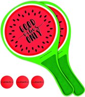 LEGAMI Set de Beachball / Beach tennis / Garden tennis / Park tennis / Street tennis - Good Vibs Only