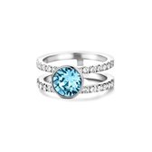 Melano Twisted The most lovely ring set - zilverkleurig - dames - maat 62