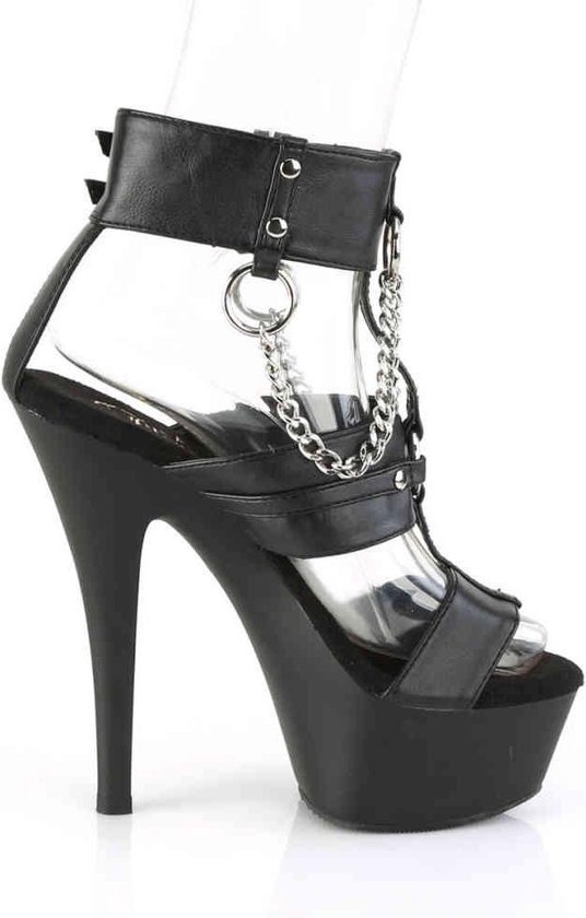 Pleaser Talons hauts -37 Chaussures- KISS261 Noir
