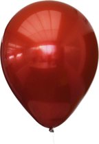 Ballon Titanium rood 28 centimeter, 12 stuks