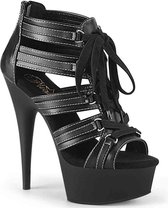 Pleaser Hoge hakken -38 Shoes- DELIGHT-693 US 8 Zwart