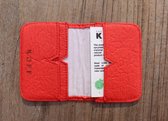Rode Kaartenhouder | VEGAN | Gemaakt van ananasbladeren - The KOFF Label