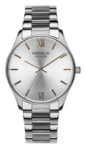 Orphelia Fashion Mens Analogue Watch Oxford Stainless steel Silver