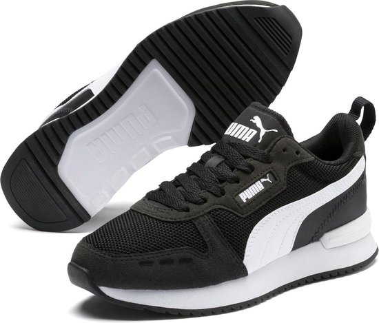 Puma R78 Jr Lage sneakers - Jongens - Zwart - Maat 38 | bol.com