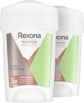 Rexona Women Maximum Protection Sport Strength Deodorant - 2 x 45 ml - Voordeelverpakking