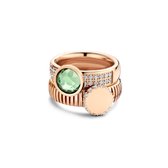 Melano Vivid Just be unique ringen set- rosekleurig - dames - maat 60