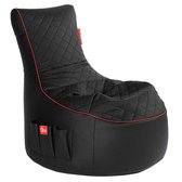 Maison’s Luxe Game Zitzak - Bean Bag - Gaming - Game stoel - Zwart Rood - Zitzak -Polyster- Kunstleer -95x65x90