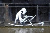 BANKSY The Grim Reaper Thekla Boat Canvas Print