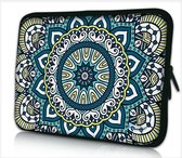 Laptophoes 17,3 inch patroon artistiek - Sleevy - laptop sleeve - laptopcover - Sleevy Collectie 250+ designs
