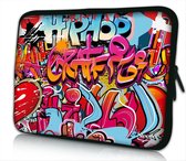 Sleevy 11.6 laptophoes hiphop graffiti - laptop sleeve - laptopcover - Sleevy Collectie 250+ designs