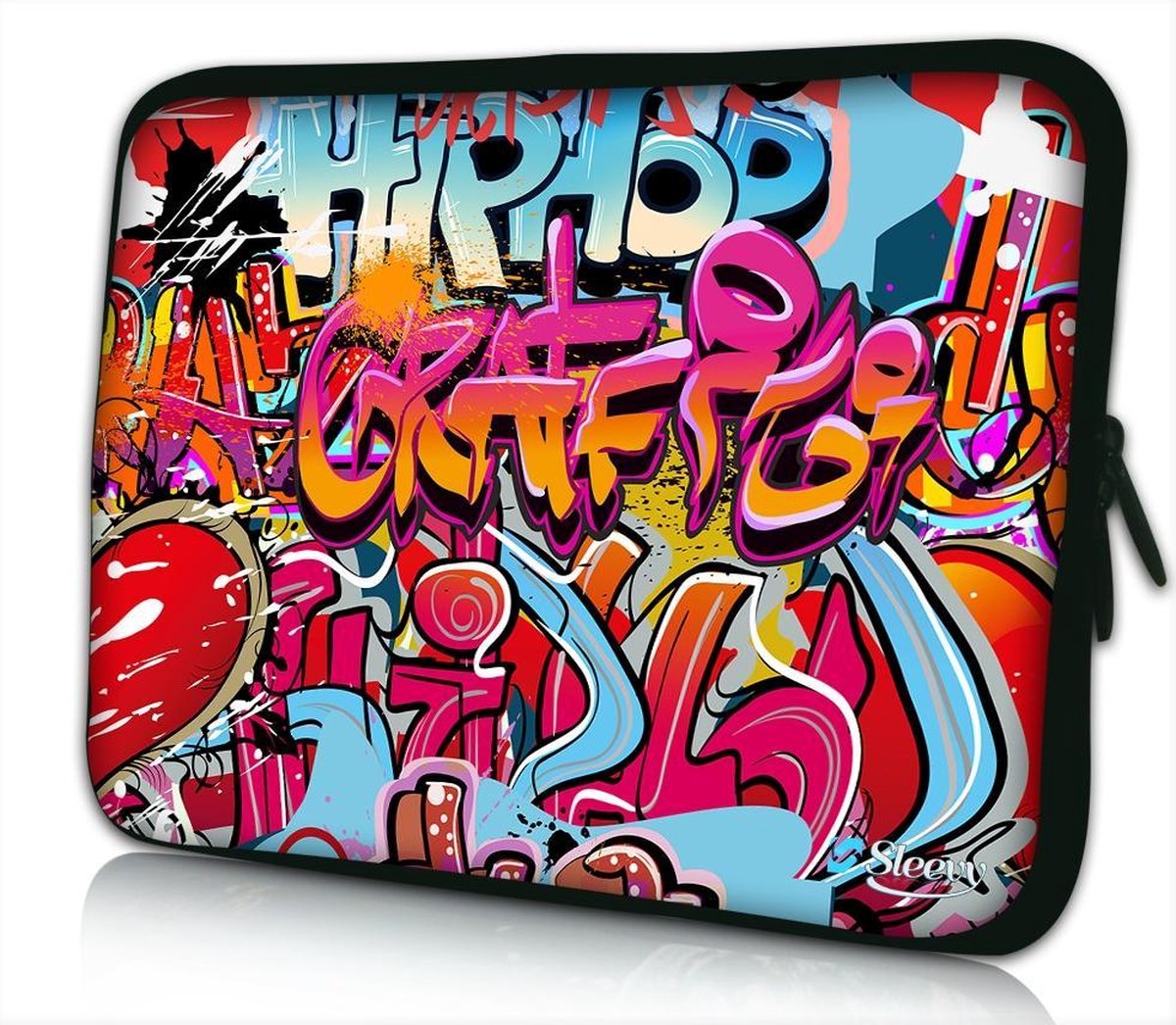 Sleevy 10 laptop/tablet hoes hiphop graffiti - tablet sleeve - sleeve - universeel