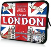 Sleevy 17,3 laptophoes pop-up Londen - laptop sleeve - Sleevy collectie 300+ designs