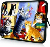 Sleevy 15,6 laptophoes katjes - laptop sleeve - laptopcover - Sleevy Collectie 250+ designs