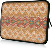 Sleevy 17,3 laptophoes ruitjes patroon - laptop sleeve - laptopcover - Sleevy Collectie 250+ designs