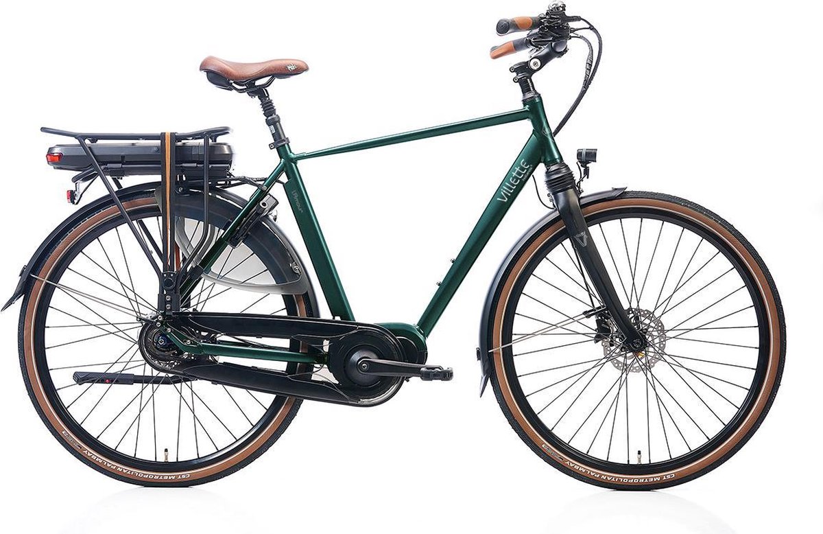 Villette l' Amour elektrische fiets, Nexus 8 naaf, middenmotor, donkergroen 54(+3)cm, 13 Ah accu online kopen