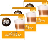 NESCAFÉ® Dolce Gusto® Latte Macchiato Capsules de café - 3 boîtes de 30 capsules pour 45 tasses de Latte Macchiato