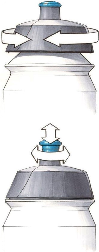 2 x Tacx Shiva Bottle - 750 ml - Blanc - Bouteille