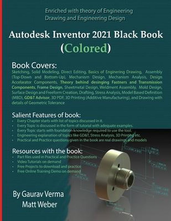 Autodesk Inventor 2021 Black Book (Colored) - cover